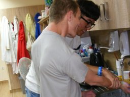 Wizyta międzynarodowej grupy młodzieży w Domu Pomocy Społecznej w Podzamku w ramach ŚDM Kraków 2016r